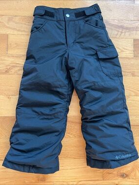 Columbia Black Kids Snow Pants with Cargo PocketToddler XXS 4/5
